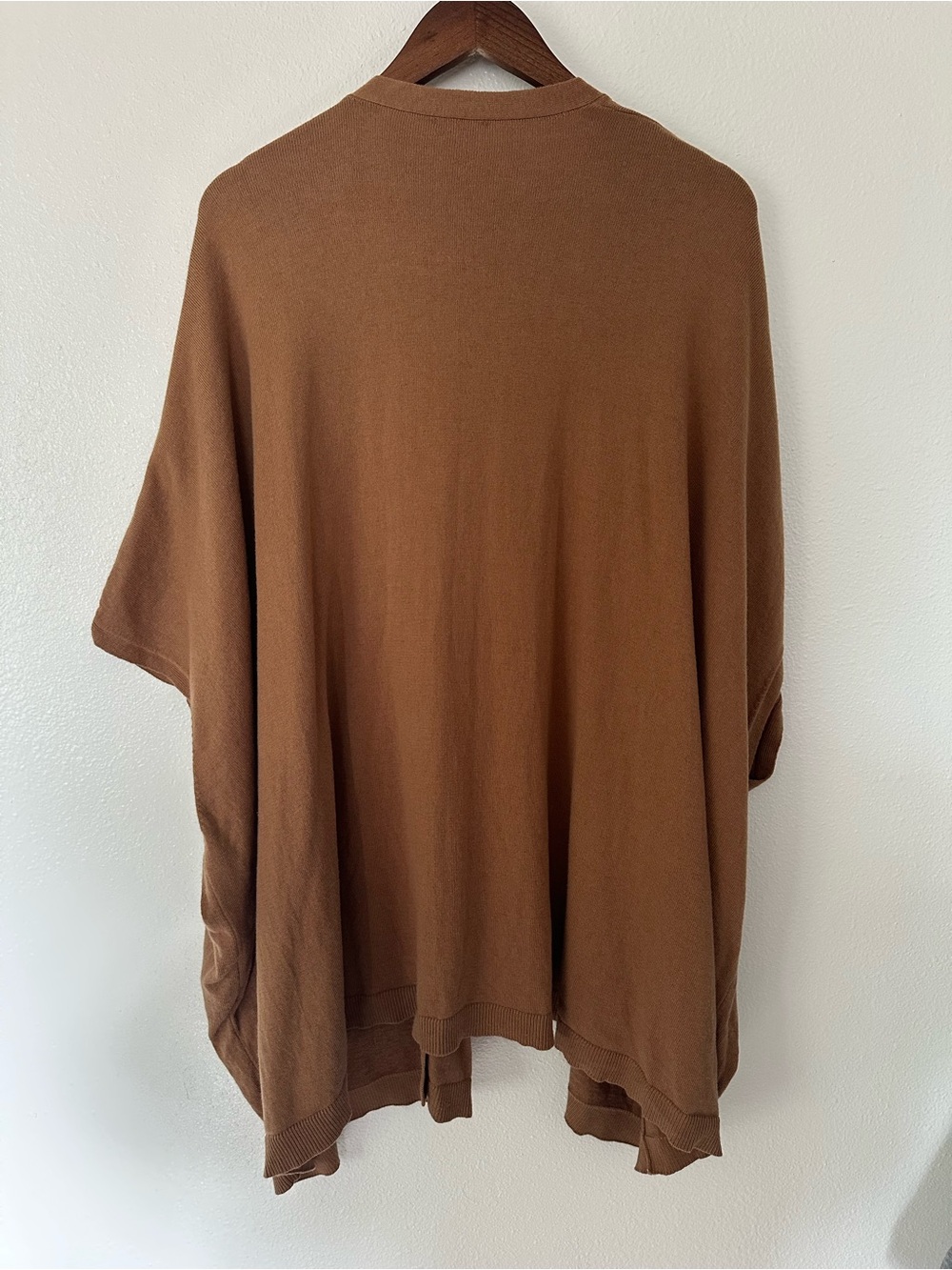 J. Jill Wearever Collection Camel Brown Sleeveless Open Front Cardigan - Picture 5 of 7